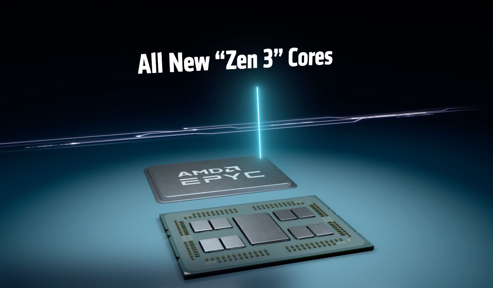 AMD — AMD EPYC Chip Animation